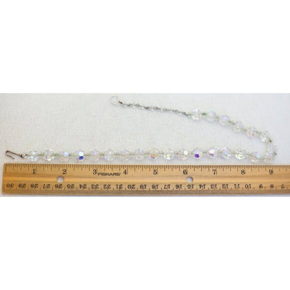 Vintage Diamond Rhinestone Choker Necklace 15 Inch by Hobe - J1 - Picture 3 of 3
